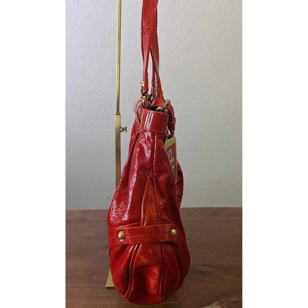 VTG Y2K Dooney & Bourke HP Hayden Panettiere Limited Edition Red Patent Leather